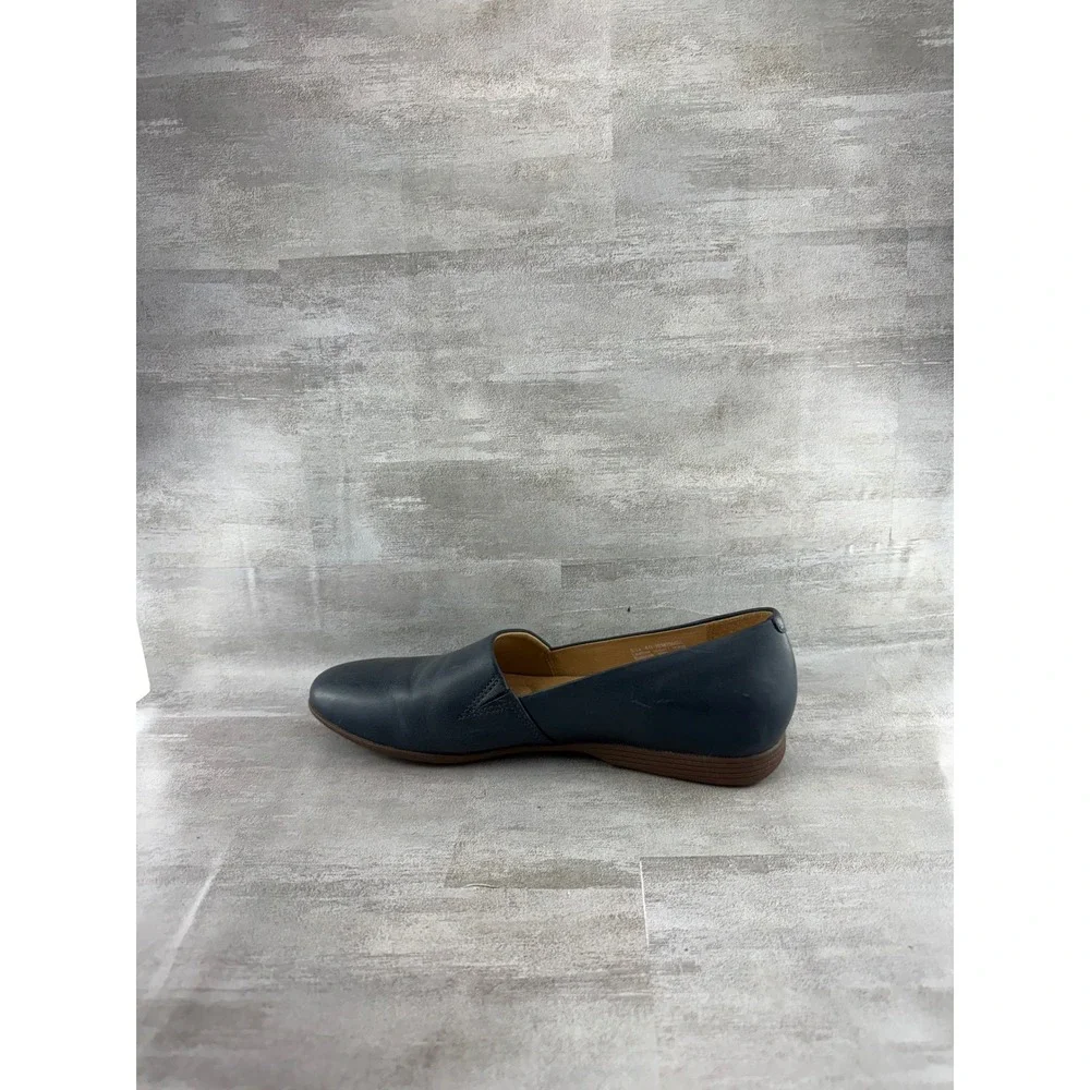 Dansko Women Navy Blue Leather Slip On Loafers Flats 2036750600 Size EU 40